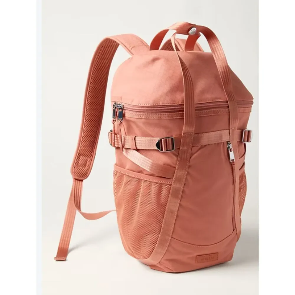 Athleta Excursion Backpack Snapdragon Rose Lightweight Hiking Travel Bag